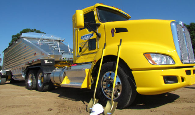 Chippewa Sand Transport Semi Truck